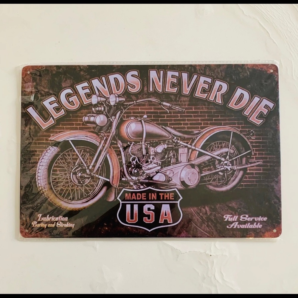 Indian Motorcycle Tin Sign